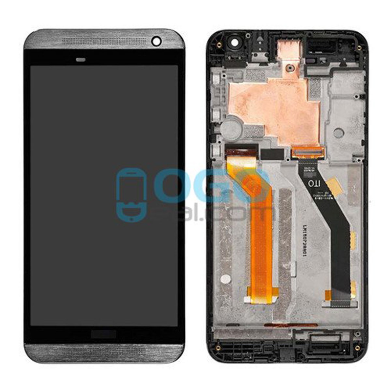 Illustration for article titled LCD & Digitizer Touch Screen Assembly With Frame Replacement for HTC One E9 - Gray